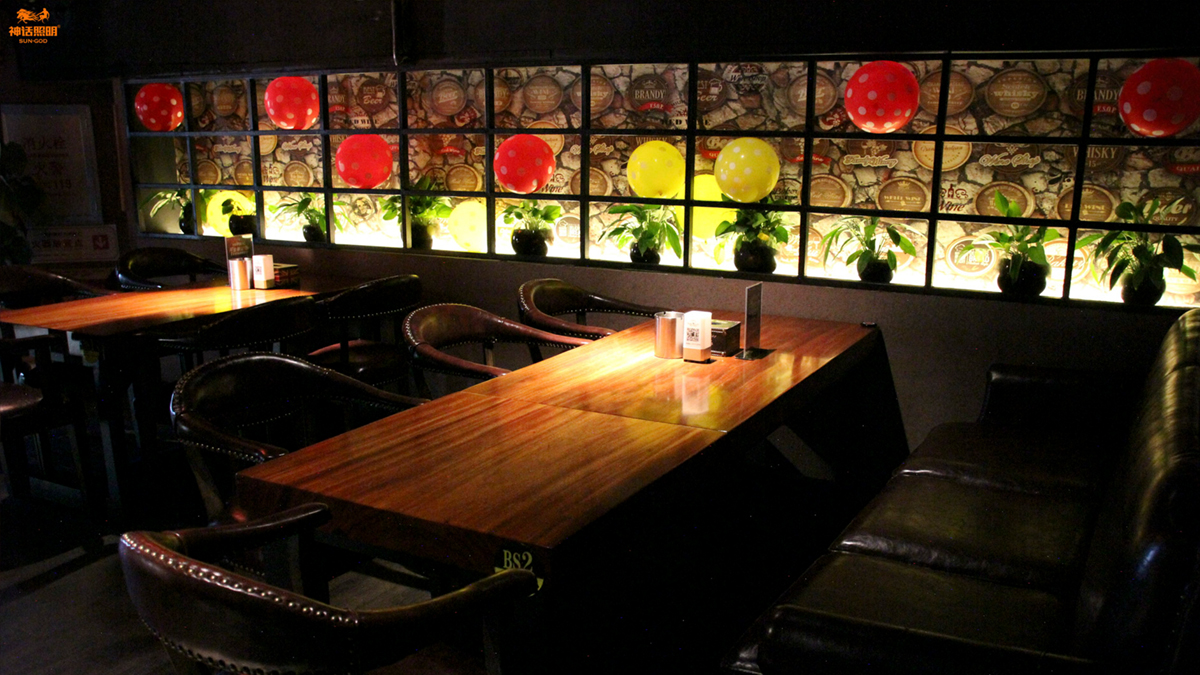 瀾天歡樂(lè)谷餐廳過(guò)道燈光設(shè)計(jì)方案展示