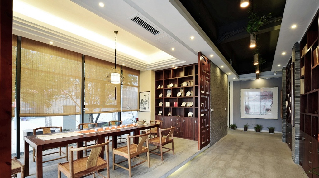 不器齋藝術(shù)茶室展廳，反面商業(yè)照明案例點(diǎn)評(píng)